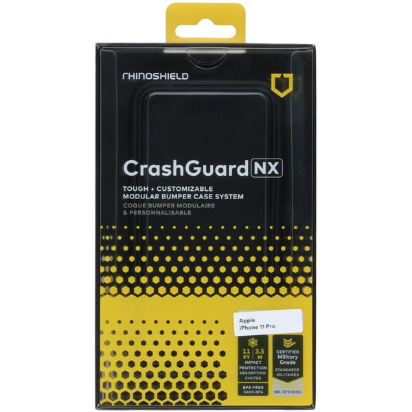 RhinoShield CrashGuard NX Bumper Case Schwarz für das Apple iPhone 11 Pro