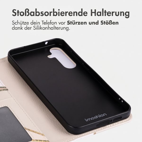 imoshion Design Klapphülle Samsung Galaxy A55 - Beige Graphic