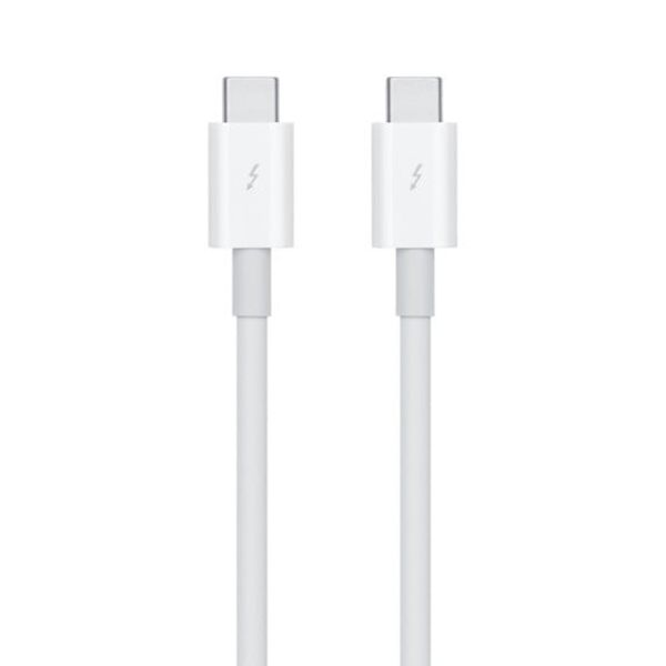 Apple ﻿Thunderbolt 3 Kabel – Ladekabel für Apple MacBooks  – 0,8 Meter  – Weiß