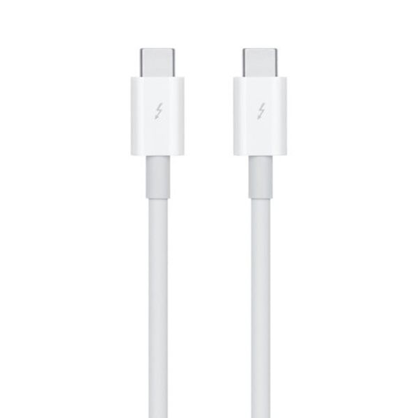 Apple ﻿Thunderbolt 3 Kabel – Ladekabel für MacBooks  – 0,8 Meter  – Weiß