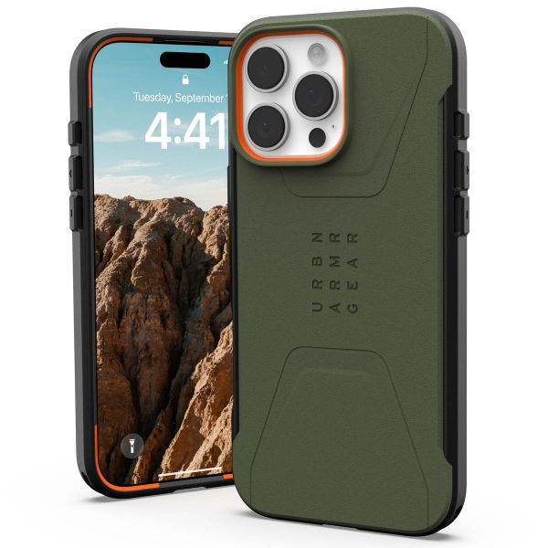 UAG Civilian Backcover MagSafe für das iPhone 16 Pro Max - Olive Drab