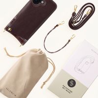 Selencia Nova HandyHülle mit Kordel und Kartenhalter Apple iPhone 17 - Checks