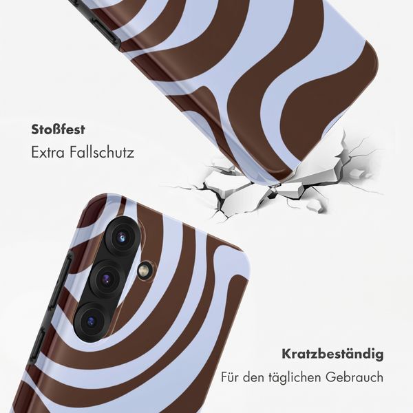 Selencia Vivid Back Cover Samsung Galaxy S25 - Dream Swirl Chocolate