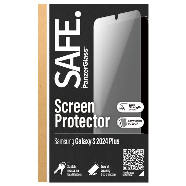 SAFE by PanzerGlass Refresh Ultra Wide Fit Screenprotector inkl. Applikator für das Samsung Galaxy S24 Plus