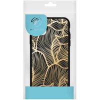 imoshion Design Hülle Samsung Galaxy A12 - Golden Leaves