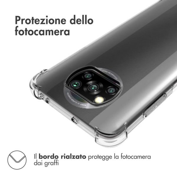 imoshion Shockproof Case Xiaomi Poco X3 (Pro) - Transparent