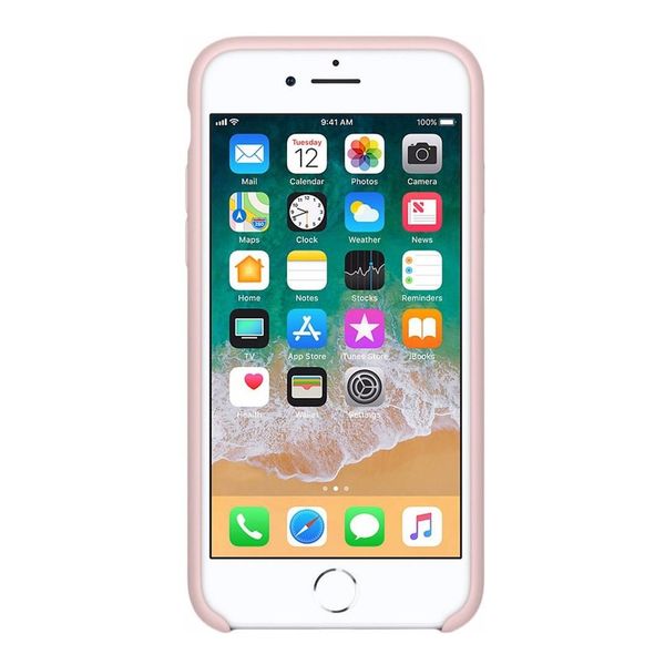 Apple Silikoncase Apple iPhone SE (2022 / 2020) / 8 / 7 - Pink Sand