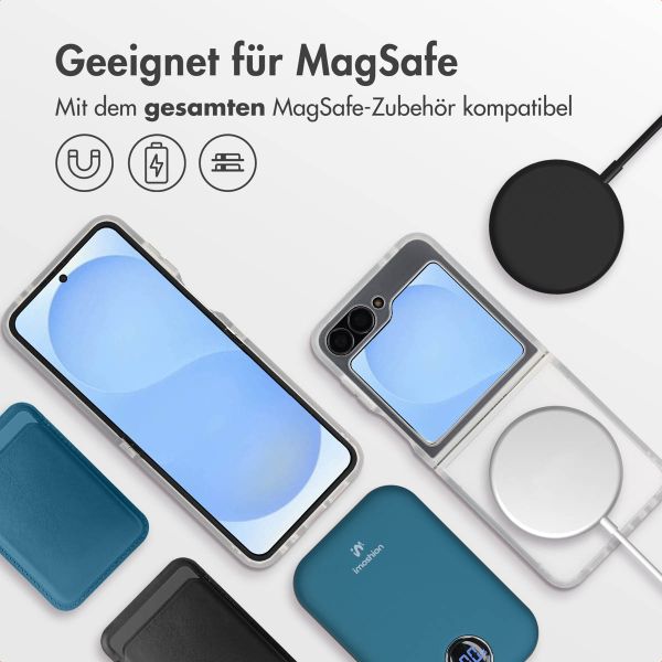 imoshion Color Guard Back Cover mit MagSafe Samsung Galaxy Z Flip 7 FE - Weiß