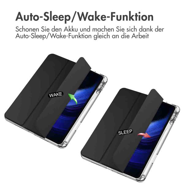 imoshion Trifold Hardcase Klapphülle Xiaomi Pad 6 / 6 Pro - Schwarz