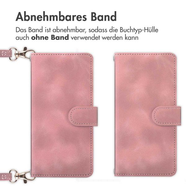 imoshion Klapphülle mit Kordel Samsung Galaxy A25 (5G) - Rosa