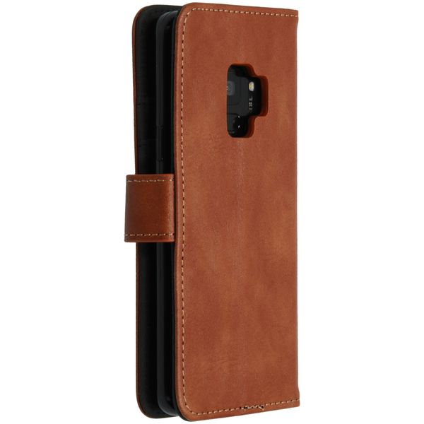 imoshion Luxuriöse Klapphülle Samsung Galaxy S9 - Braun