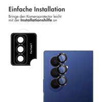 imoshion Kameraprotektor aus Glas 2er-Pack für das Samsung Galaxy Z Fold 7 - Schwarz