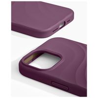 iDeal of Sweden Soft Swirl Silicone MagSafe Hülle Apple iPhone 17e / 16e / 15 / 14 / 13 - Velvet Plum