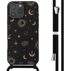imoshion SilikonHülle design mit Band Apple iPhone 16 Pro Max - Sky Black