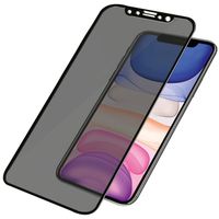 PanzerGlass Privacy Case Friendly Anti-Bacterial Displayschutzfolie für das Apple iPhone 11 / Xr