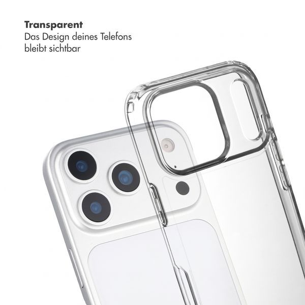 Selencia Backcover mit abnehmbaren Haken Apple iPhone 18 Pro Max / 17 Pro Max - Transparent