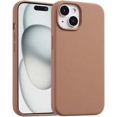 Accezz Liquid Silikoncase mit MagSafe Apple iPhone 15 - lichtbruin
