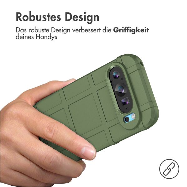 imoshion Rugged Shield Backcover Google Pixel 9 / 9 Pro - Dunkelgrün