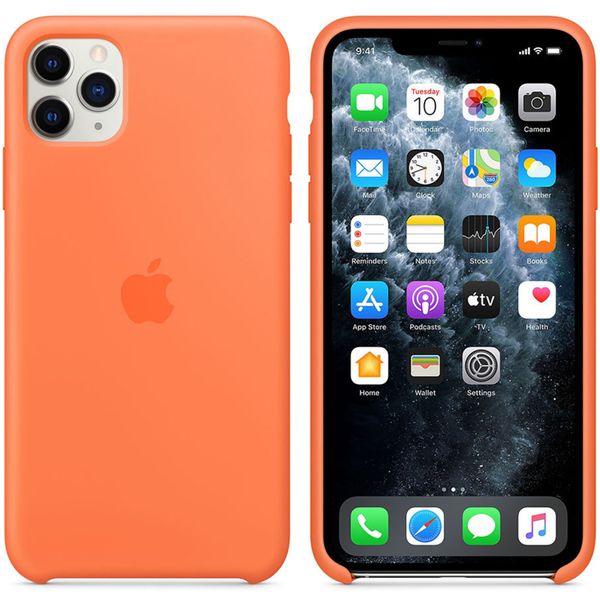 Apple Silikon-Case für das Apple iPhone 11 Pro Max - Vitamin C