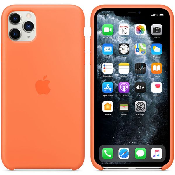 Apple Silikon-Case für das iPhone 11 Pro Max - Vitamin C