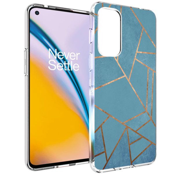 imoshion Design Hülle für das OnePlus Nord 2 - Blue Graphic