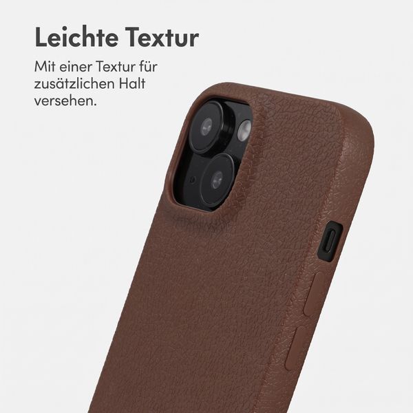 imoshion Texture Backcover Apple iPhone 14 / 13 - Dunkelbraun