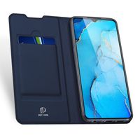Dux Ducis Slim TPU Klapphülle Blau für das Oppo Reno3 / A91