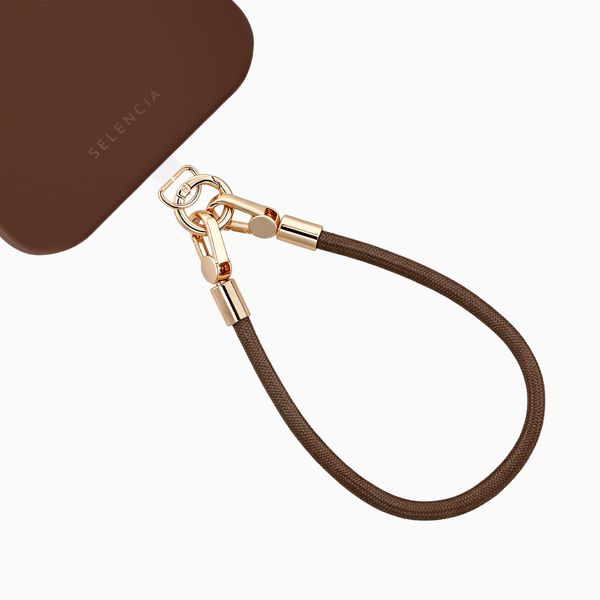 Selencia Universal Armband mit 2 Haken - Choco Brown