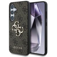 Guess 4G Metal Logo Back Cover für das Samsung Galaxy S25 Plus - Brown