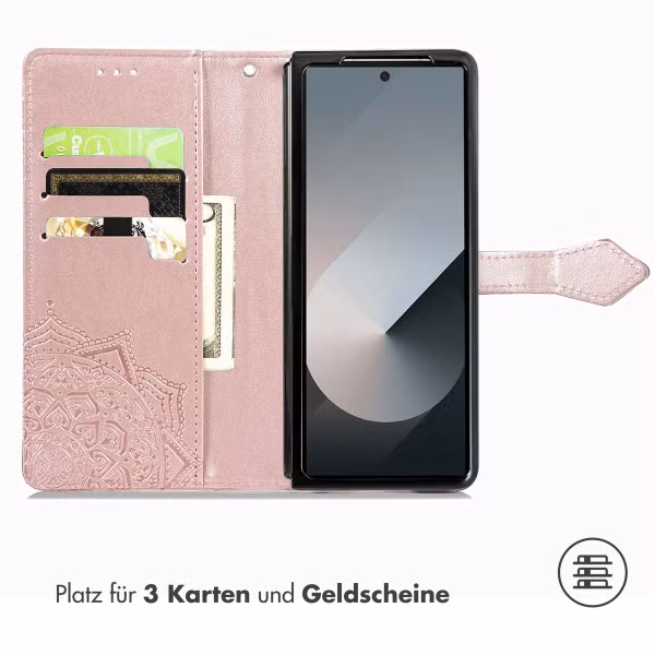 imoshion Mandala Klapphülle Samsung Galaxy Fold 7 - Rosé gold