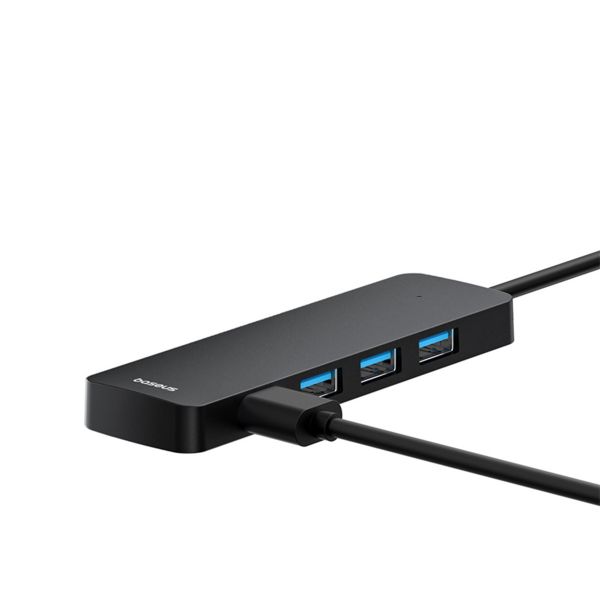 Baseus UltraJoy Lite 4-in-1 USB-A Hub - 100 cm - Dockingstation - Cluster Black