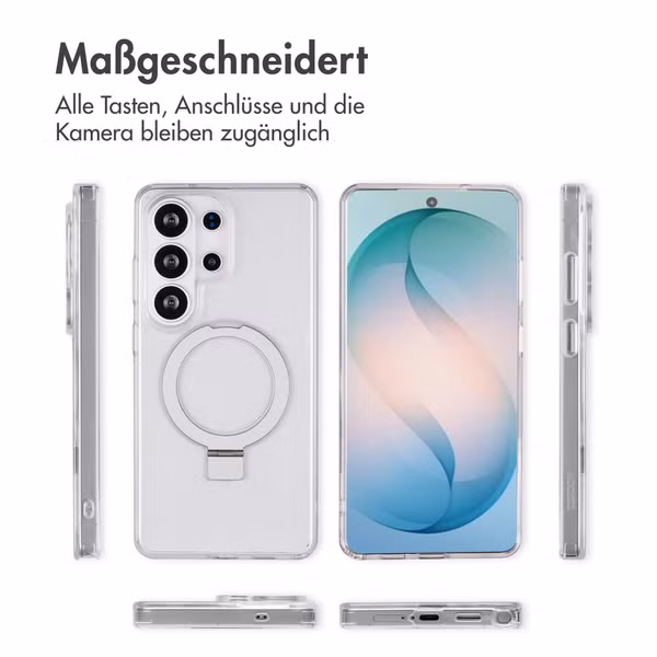 Accezz Ring Stand Backcover mit MagSafe Samsung Galaxy S26 Ultra - Transparent