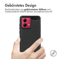 imoshion Brushed Back Cover Motorola Moto G84 - Schwarz