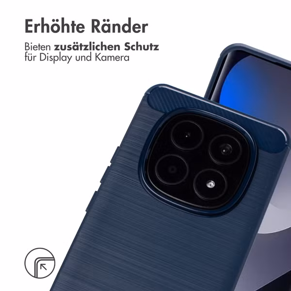 imoshion Brushed Back Cover Xiaomi Redmi Note 15 (4G) - Dunkelblau