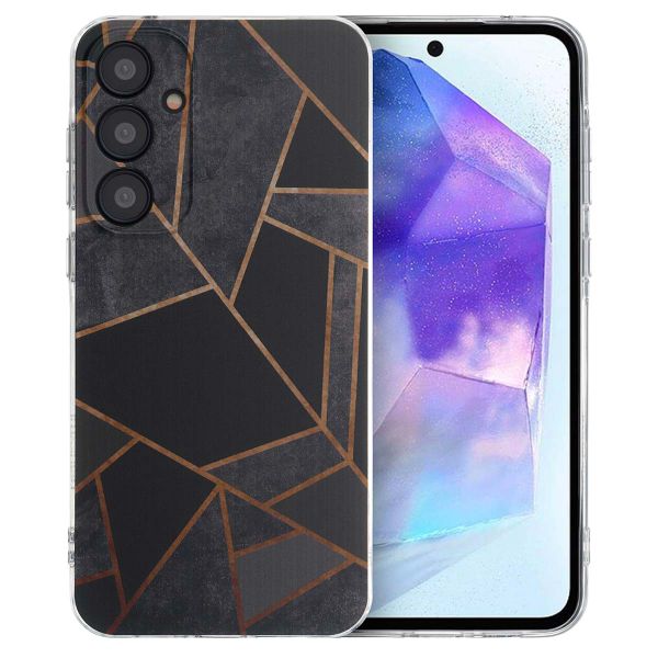 imoshion Design Hülle Samsung Galaxy A55 - Black Graphic