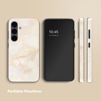 Selencia Vivid Rückabdeckung mit MagSafe Samsung Galaxy S24 - Golden Beige Marble