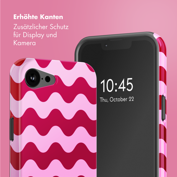 Selencia Vivid Rückabdeckung mit MagSafe Apple iPhone 16e - Wave Vibes Lipstick