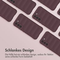 imoshion EasyGrip Back Cover für das Samsung Galaxy S22 - Aubergine