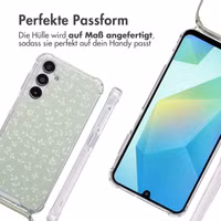 imoshion Design Hülle mit Band Samsung Galaxy A16 - Smoke Green Flowers