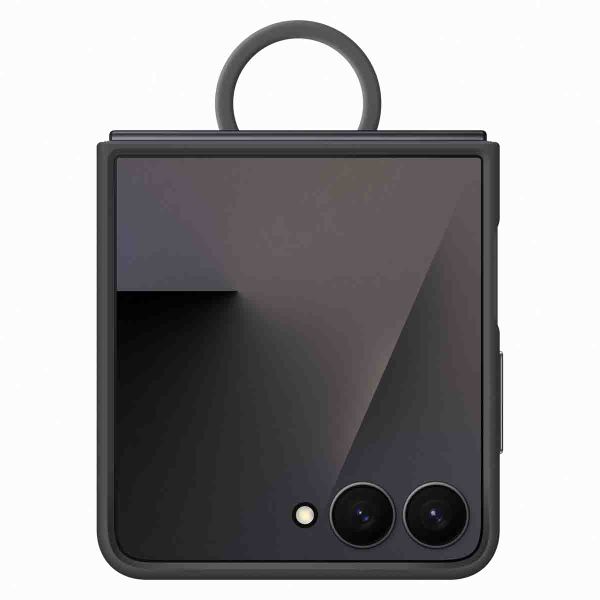 Samsung Original Silikon Cover Ring Samsung Galaxy Z Flip 7 - Black