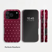 Selencia Vivid Rückabdeckung mit MagSafe Apple iPhone 17 Pro Max - Happy Dots Burgundy