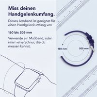 imoshion Wave Silikonarmband für das  Samsung Galaxy Watch 4 / 5 / 6 / 7 / FE (20 mm) - Starlight