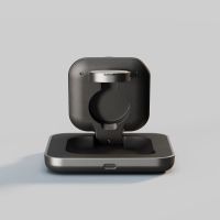 Zens Nightstand Charger Pro 2 next gen - Kabelloses Ladegerät für Telefon / Earbuds / Apple Watch - MagSafe und Qi2 - Schwarz