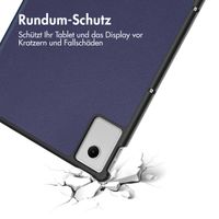 imoshion Trifold Klapphülle Lenovo Idea Tab Plus - Dunkelblau