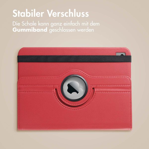 imoshion 360° drehbare Klapphülle Apple iPad 6 (2018) 9.7 Zoll / iPad 5 (2017) 9.7 Zoll - Dunkelrot