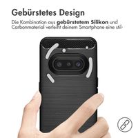 imoshion Brushed Back Cover Nothing Phone (3a) - Schwarz