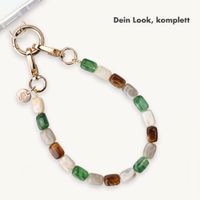 Selencia Smoked Quartz Armband - Earth Tones