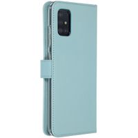 Selencia Echtleder Klapphülle Samsung Galaxy A51 - Air Blue