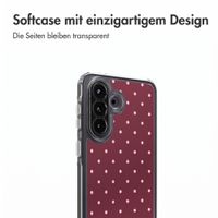 imoshion Design Hülle Samsung Galaxy A57 (5G) - Polka Dot Bordeaux