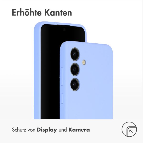 Accezz Liquid Silikoncase Samsung Galaxy S24 Plus - Violett